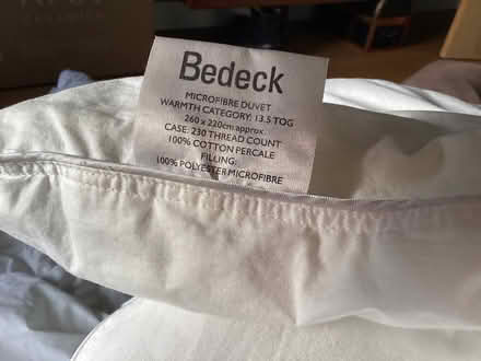 Photo of free Superking Duvet (Horspath OX33) #2