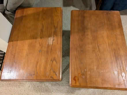 Photo of free Wooden end tables (Yardley) #2