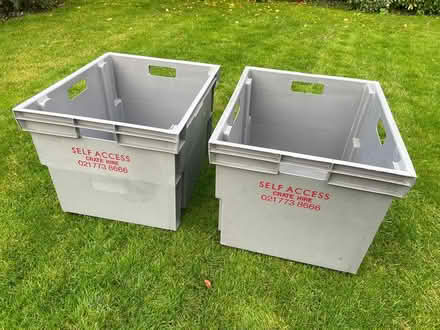 Photo of free 2 x large crates (LE16 9) #4