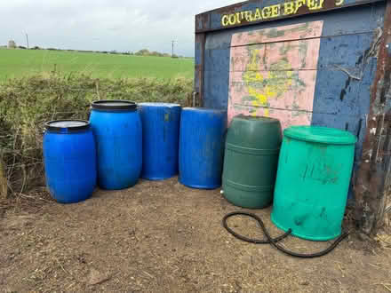 Photo of free x4blue Water Barrels (Marcham OX13) #1