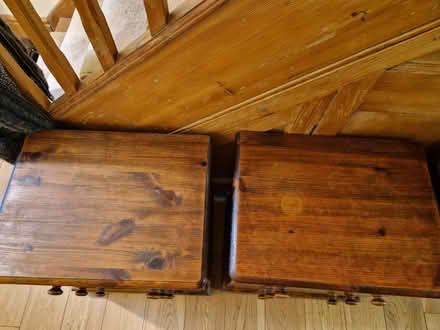 Photo of free Pair of pine bedside cabinets (Cutteslowe OX2) #2