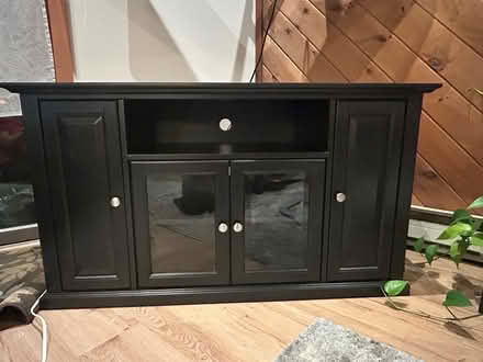 Photo of free Corner TV cabinet with shelves (Lake Ariel PA area) #2