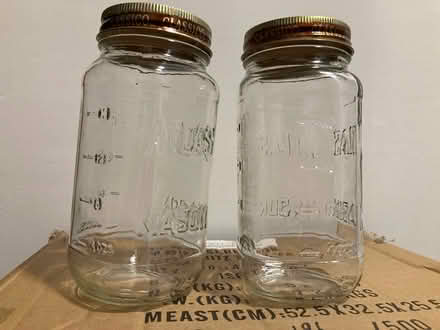 Photo of free 6 mason jars - 16 oz (Derry and Tenth Line) #1