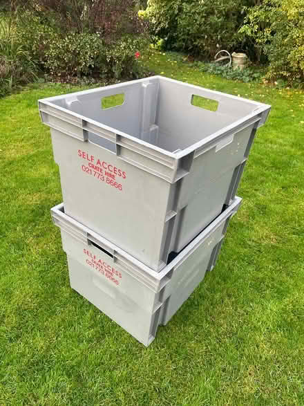Photo of free 2 x large crates (LE16 9) #3