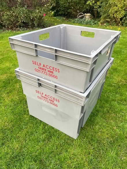 Photo of free 2 x large crates (LE16 9) #1