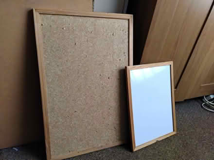 Photo of free Cork board and small whiteboard (Easton BS5) #1