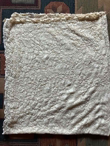 Photo of free lacey tablecloth (south sunnyvale) #1