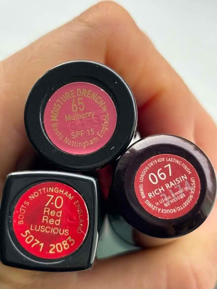 Photo of free Three lipsticks (Keymer BN6) #2