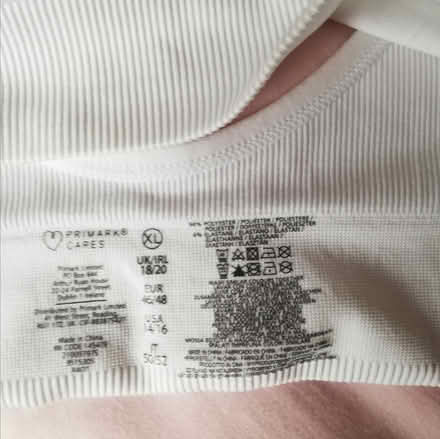 Photo of free Womens Sports Bra - white XL (NW10) #3