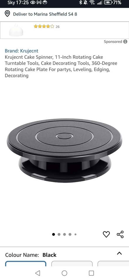 Photo of Cake turntable (Hinde House S4) #1