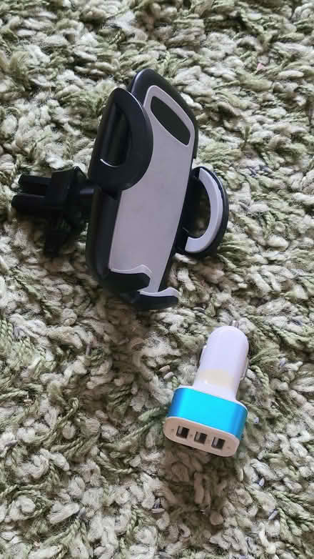 Photo of free Phone holder for car and charger socket (Curbridge OX29) #1
