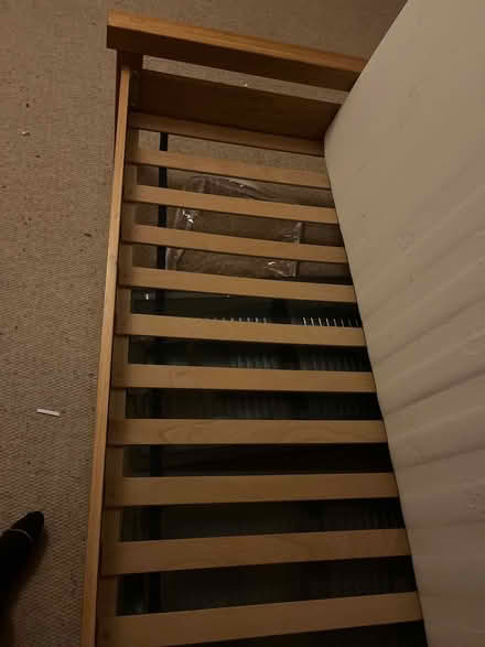 Photo of free Solid Oak Single Bed (Godalming GU7) #3