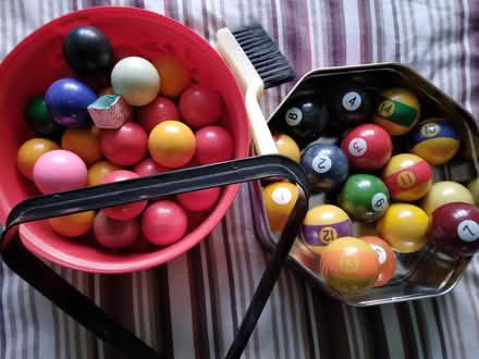 Photo of free Snooker and pool balls, full sets (Burgess Hill - Triangle area) #1