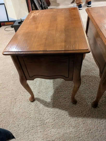 Photo of free Wooden end tables (Yardley) #1