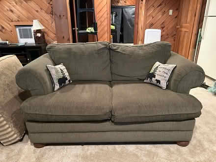 Photo of free Green la-z-boy loveseat (Lake Ariel PA area) #1