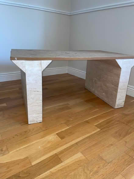 Photo of free Coffee table base White marble (Clonee) #1