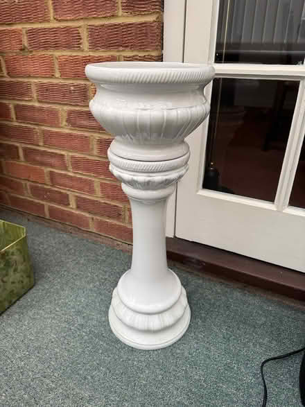 Photo of free White Ceramic Jardinier (West Horsham) #1