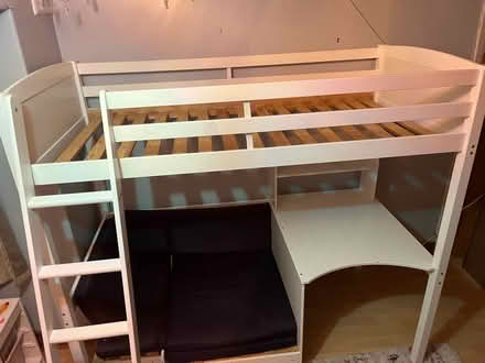 Photo of free High bed with desk and sofabed (Millhouses, S7) #1