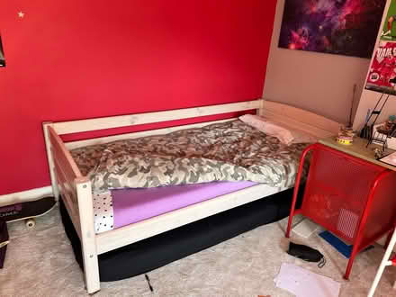 Photo of free Single white daybed frame only (Hornsey N8) #1