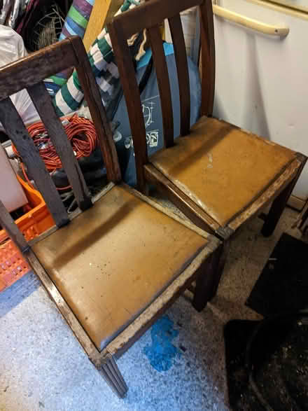 Photo of free Dining chairs (Throop) #1
