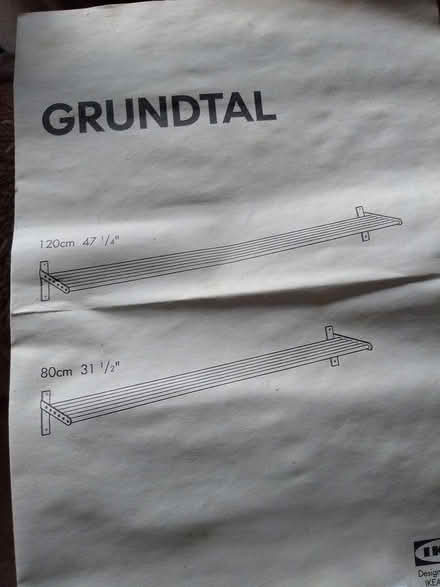 Photo of free IKEA Grundtal wall shelf 120cm (Biggleswade) #1