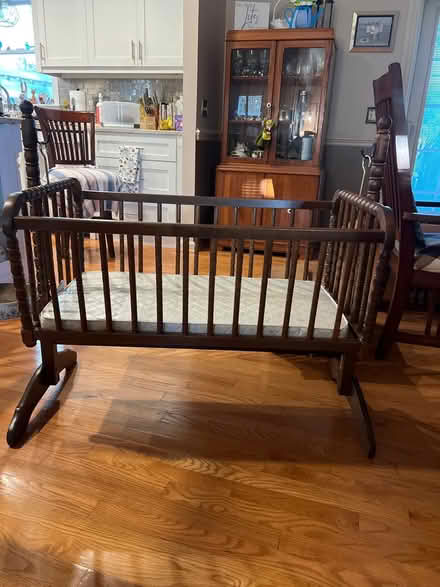 Photo of free Wooden baby cradle (Near Greer High school) #3