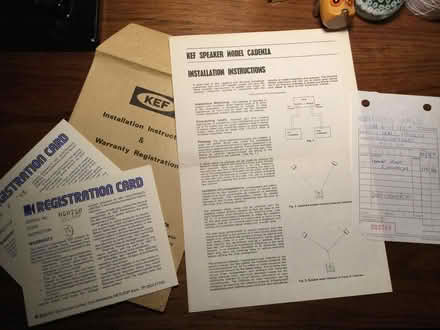 Photo of free KEF Speakers (Sandbach Heath CW11) #2