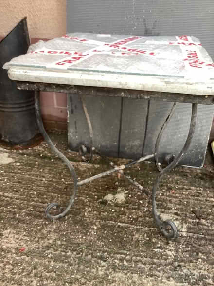 Photo of free Wrought iron coffee table (Market Drayton.) #1