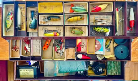Photo of free Classic fishing tackle box (upper Great Hill Road) #3