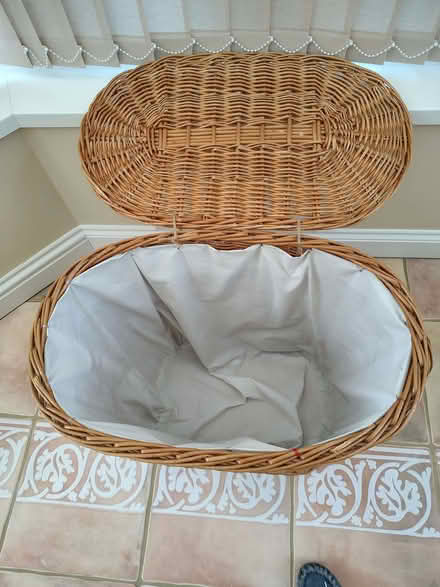 Photo of free Wicker linen basket (Lighthouse area NN15) #3