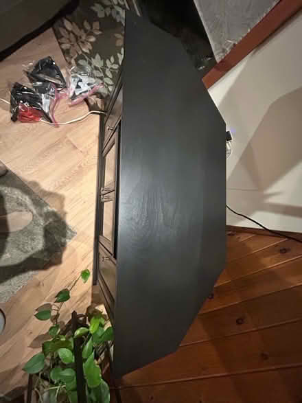 Photo of free Corner TV cabinet with shelves (Lake Ariel PA area) #3