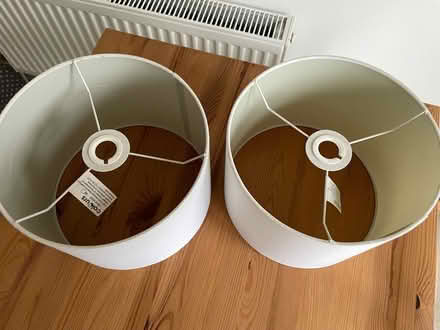 Photo of free 2 white ceiling lampshades (Katesgrove, Reading, RG2) #2