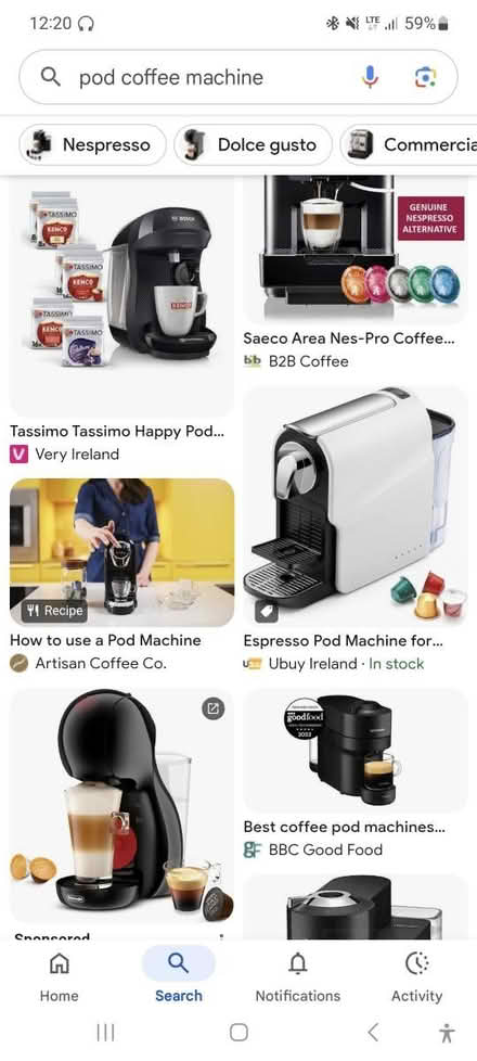 Photo of Coffee machine ( pod or any) (Dublin1) #1