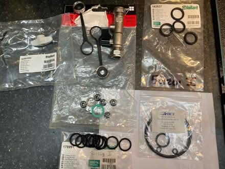 Photo of free Central heating boiler O-rings, misc bits (Bilton CV22) #1