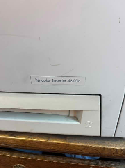 Photo of free HP 4600N colour laserjet printer (Breadstone GL13) #4