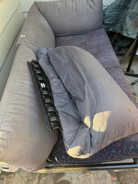 Photo of free Couch with removable arms and back (Berkeley border—near Telegraph) #3