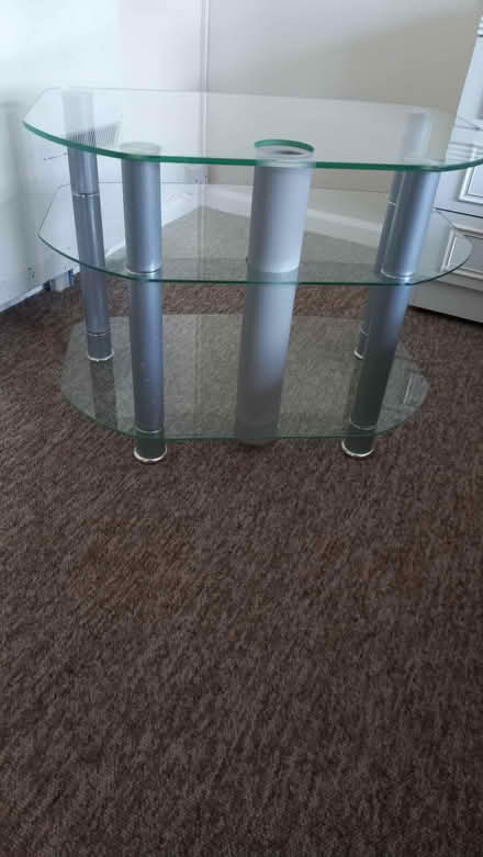 Photo of free 2 seater sofa and glass tv unit (Framlingham,Suffolk) #2