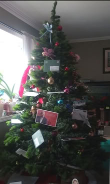 Photo of free 7 ft Rotating X'Mas Tree. - READ (Lake Hiawatha, NJ) #1