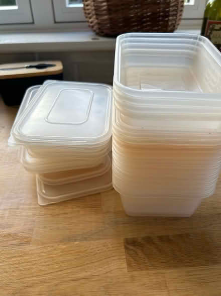 Photo of free Plastic takeaway pots x 18 (Uffington SN7) #1