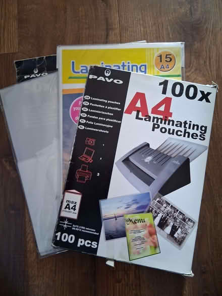 Photo of free Laminating Pouches (Hoddesdon EN11) #1