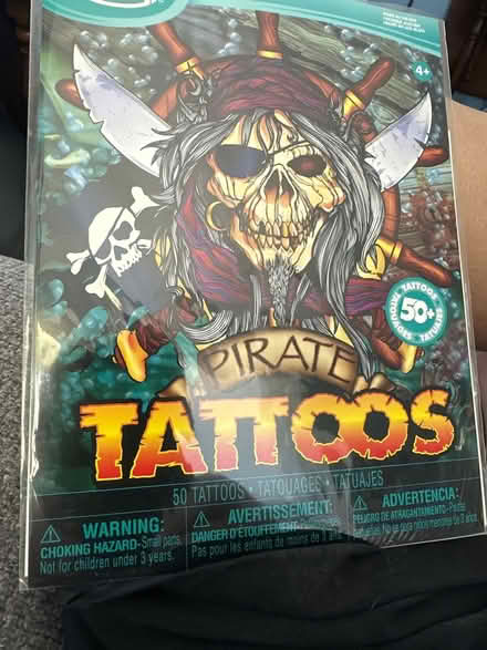 Photo of free Pirate tattoos (temporary) (Prospect Park) #1