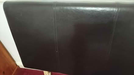 Photo of free Black fake leather double headboard (South reading RG2) #4