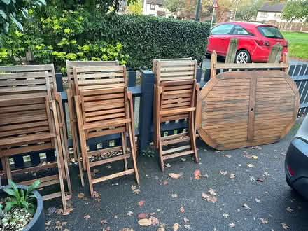 Photo of free Garden table and 6 chairs (Chelmer Village CM2) #1