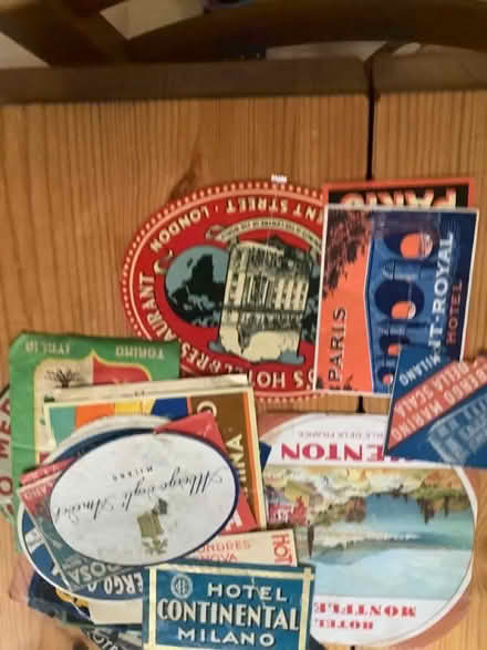 Photo of free Vintage luggage labels from liners and aircraft (Hoddesdon EN11) #1