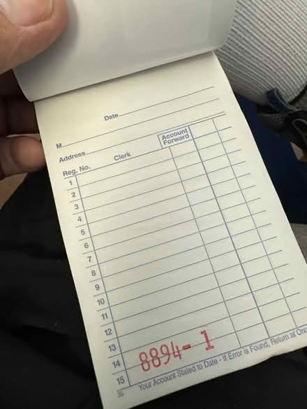 Photo of free Receipt/sales books (Prospect Park) #2