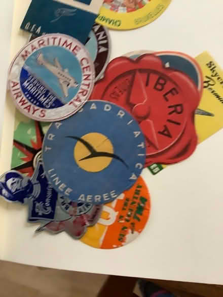 Photo of free Vintage luggage labels from liners and aircraft (Hoddesdon EN11) #3