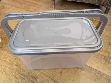 Photo of free Plastic storage box with handles (Sutton Pools OX14) #1