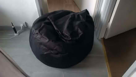 Photo of free big black beanbag (Highbridge TA9) #1