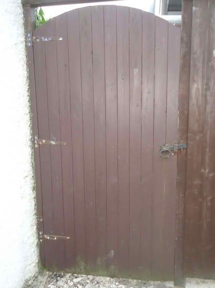 Photo of free USED but still useable wooden garden gate (Willingdon BN20) #1