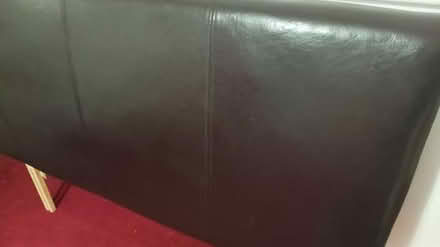 Photo of free Black fake leather double headboard (South reading RG2) #3